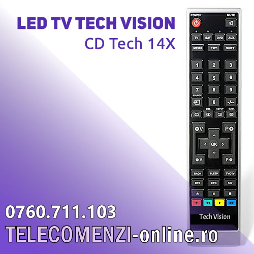 Telecomanda Tech Vision CD Tech 14X