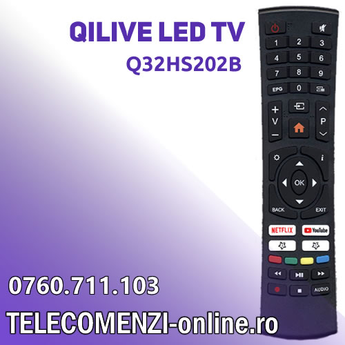 Telecomanda QILIVE Q32HS202B
