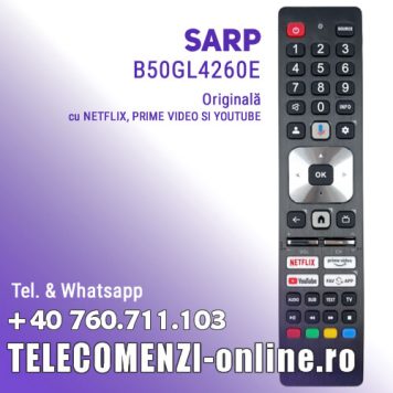 Telecomandă originală Sharp Aquos B50GL4260E - RF+IR