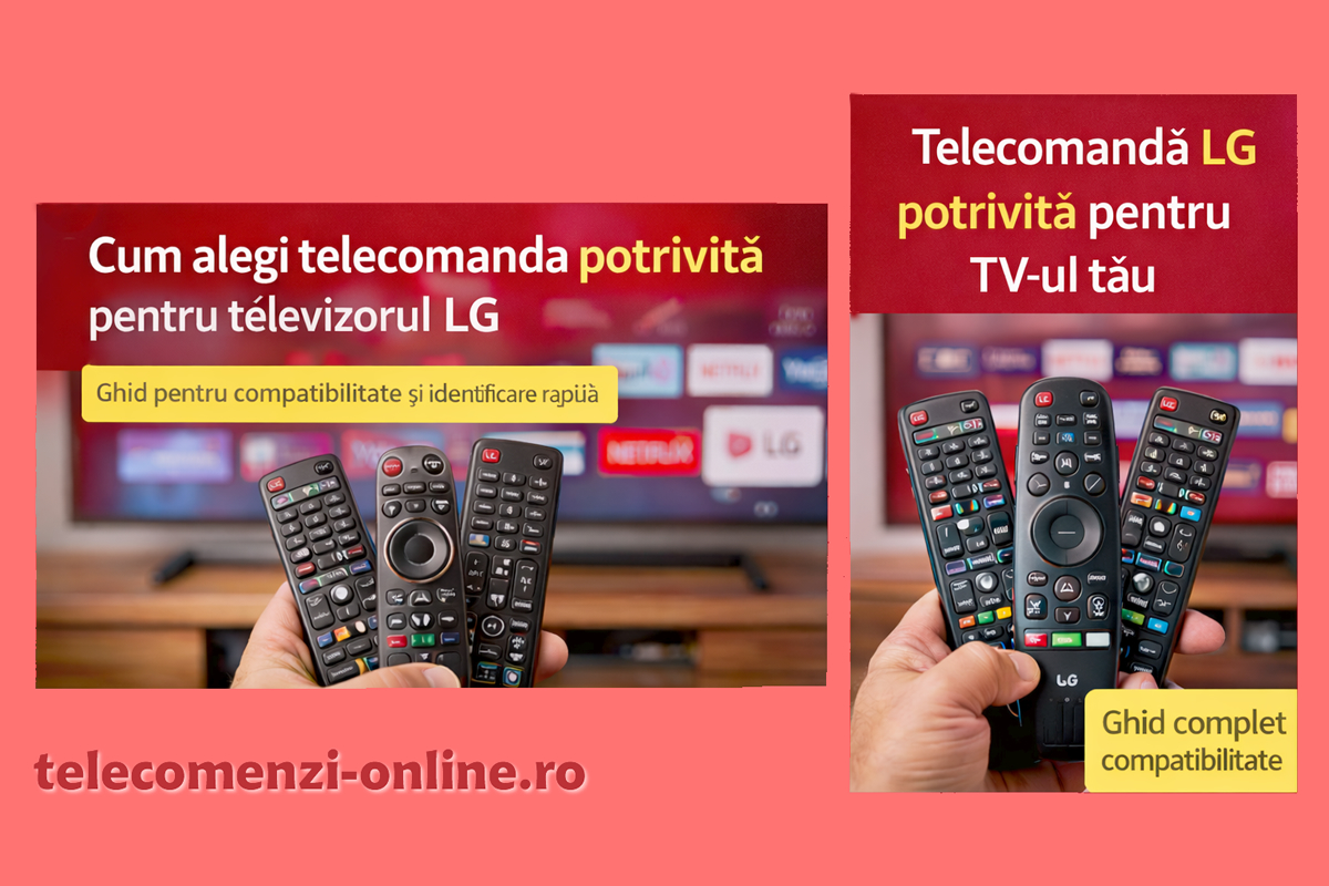 Cum alegi telecomanda potrivită pentru televizorul LG