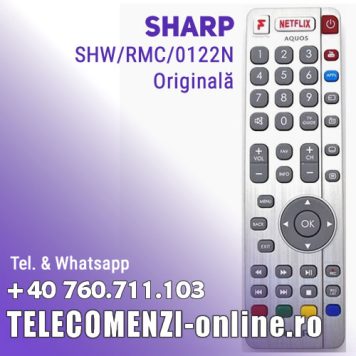 Telecomandă ORIGINALĂ SHARP RF (RADIO) SHW/RMC/0122N